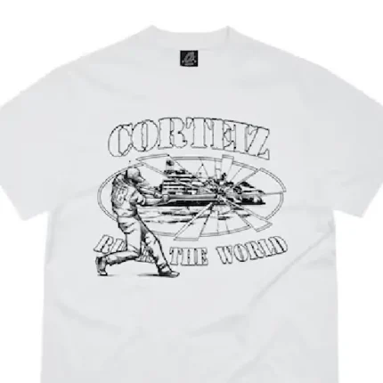 Corteiz Baseball Alcatraz Tee-Shirt WeiB