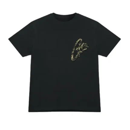 Corteiz Camo Gunslinger T-Shirt Schwarz/Camo