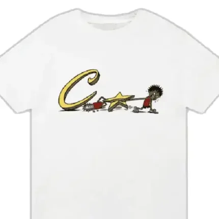 Corteiz Chainsaw T-Shirt WeiB